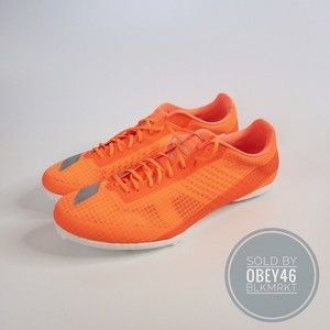 Adidas Adizero MD Running Spikes Track Cleats orange/white